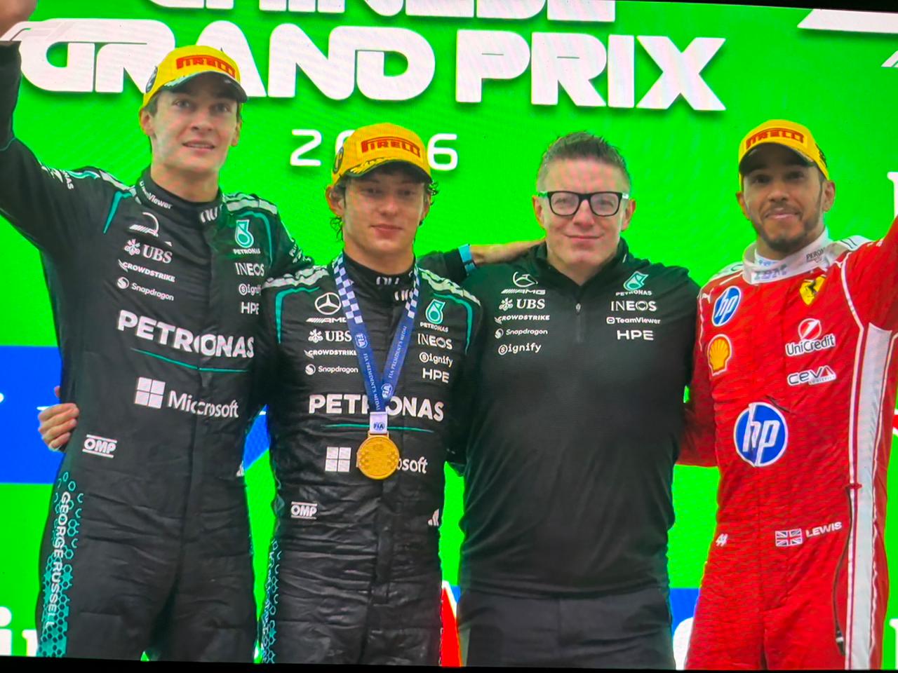 Shanghai Grand Prix 2026 podium
